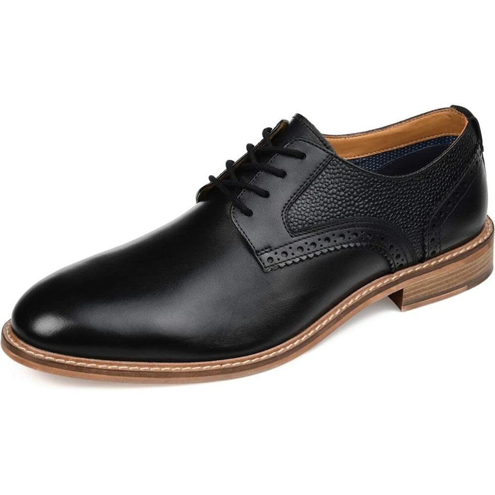 Thomas & Vine Mens Clayton Tru Comfort Foam Lace-up Derby Black SZ 8.5 M